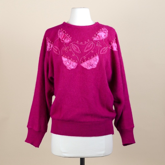 Creatore Vintage Angora Sweater Medium 1980’s - Picture 1 of 10